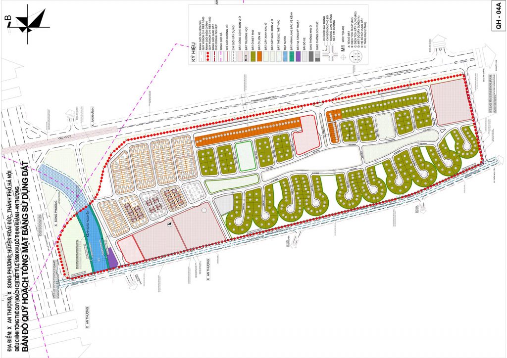 Quy hoạch 1/500 dự án Hado Charm Villas