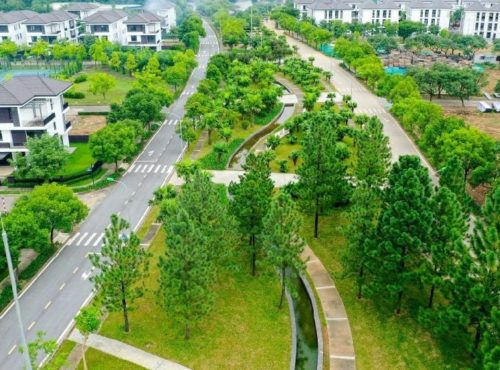 Công viên trung tâm khu đô thị Hado Charm Villa